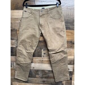 Kuhl Born In The Mountains Vintage Patina Dye Work Pants Brown Mens 34x30